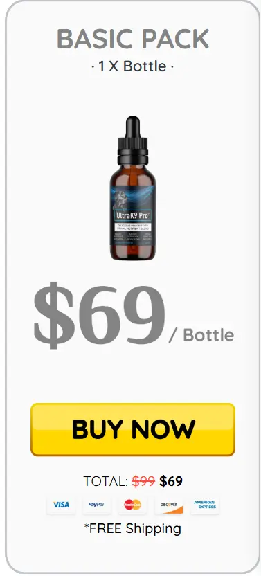 UltraK9 Pro one bottle